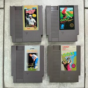 Nintendo NES Golf 4 Video Games Lot
